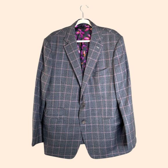 Stitched XXXX Gray Sport Coat